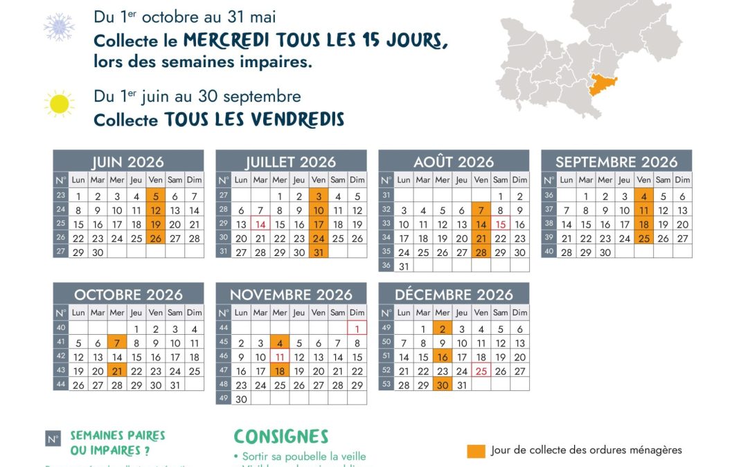Calendrier de collecte